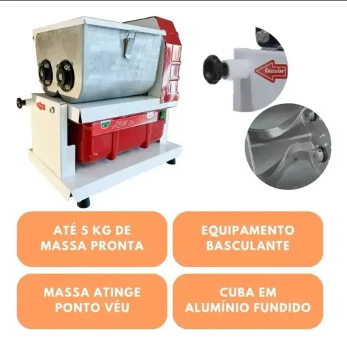 Vendo Amasseira 5kg Maná 