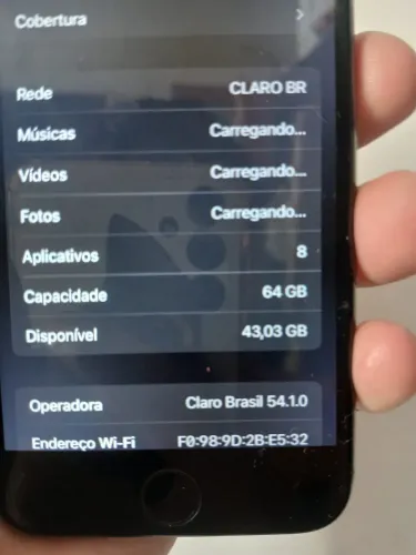 iPhone 8 64gb tela e bateria trocada funcionando perfeitamente só pegar e usar