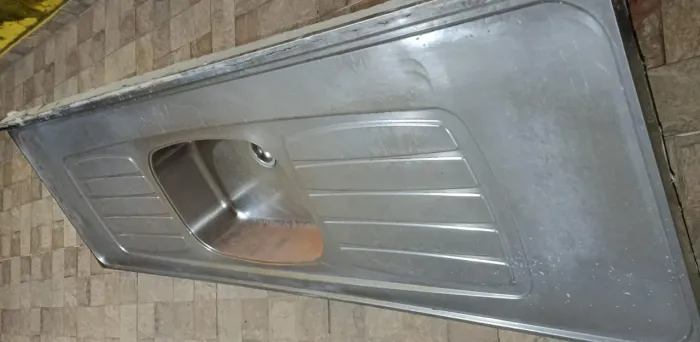 Pia inox 2,00x0,55m