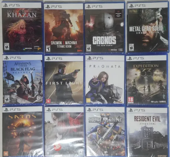 Jogos ps5 lacrados