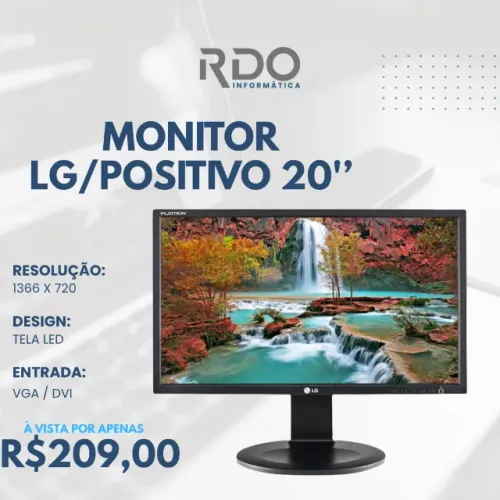 MONITOR LG/POSITIVO 20"