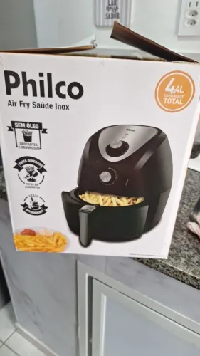 Air Fryer Philco Saúde Inox - 4.4L - Excelente Estado (Com Caixa)
