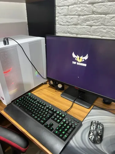 Setup Gamer Completo - PC + Monitor + Periféricos + Cadeira Gamer (Lote)