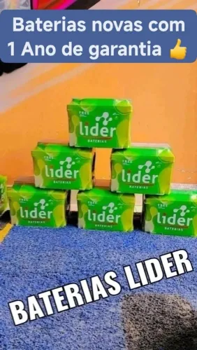 Bateria lider 60 amperes selada sem manutenção semi nova em excelente estado !!!