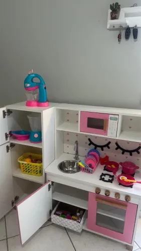 Cozinha Infantil em MDF c/ mais de 40 itens