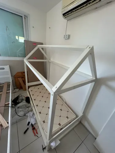  Cama Montessoriana Infantil Modelo Casinha - Ótimo Estado 