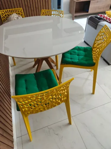 Vendo mesa jantar linda chegou primeiro leva nova retirada apartamento 