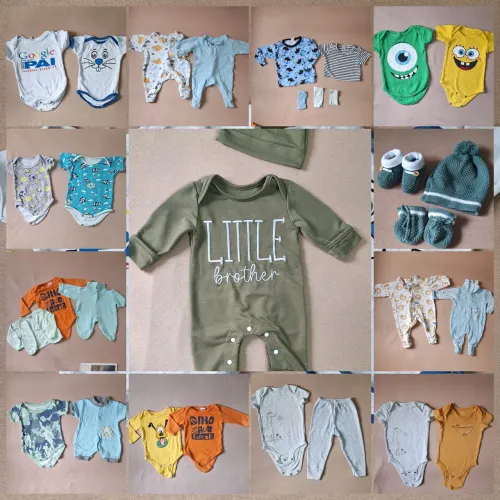 Lote roupas de bebê menino 34 peças P