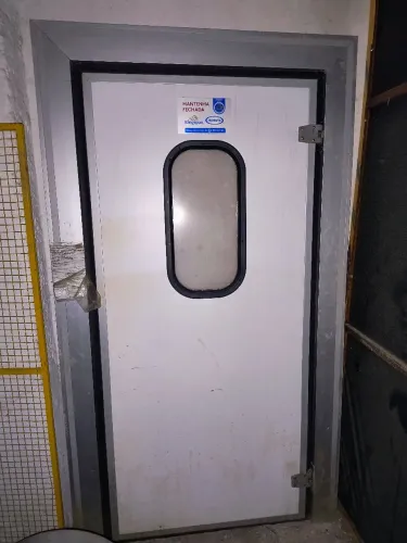 Porta Vai e Vem Completa Com Moldura Nova