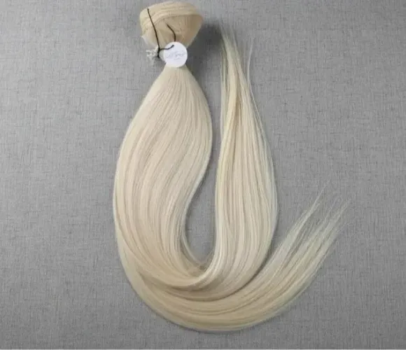 CABELO FIBRA RUSSA LOIRO UNIVERSAL QUE NAO EMBOLA FACIL 55CM 100GR 