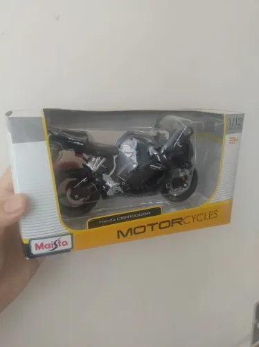 Miniatura Moto Maisto Honda CBR 1000RR 1/12 Preto Novo