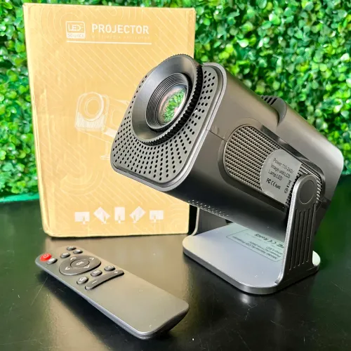 Projetor Portátil HY320 com Tela Grande e Entrega Rápida!