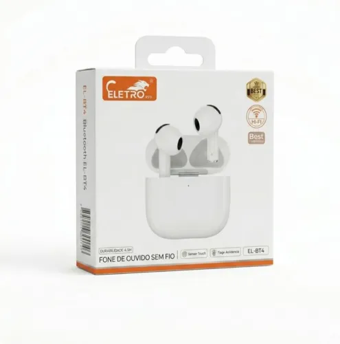 Fone de Ouvido Bluetooth TWS EL-BT4
