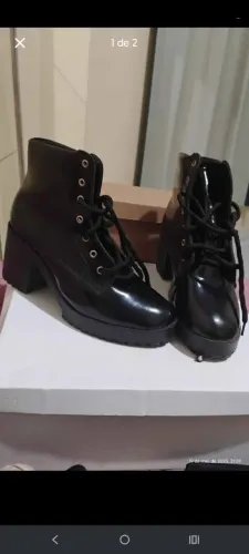 Bota Lisa Tratorada usada