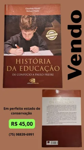 Livro História da Educação