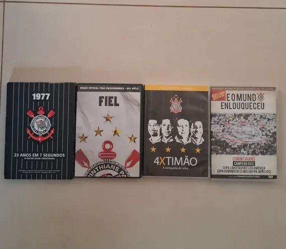 4 DVDs CORINTHIANS