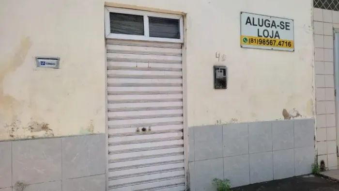 Loja DESOCUPADA wc privativo água inclusa Prazeres Jaboatao 1º aluguel com 30 dias