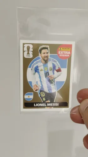 Figurinha Legend Dourada do Messi