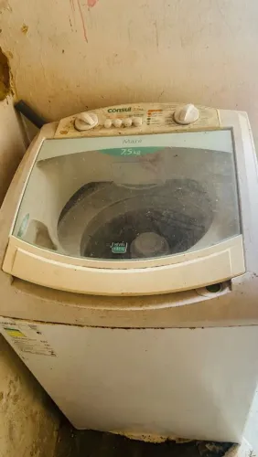 Máquina de lavar funcionando tudo perfeitamente