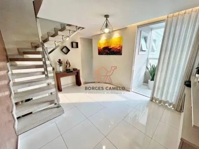 Cobertura com 3 quartos à venda, 131 m² por R$ 830.000 - Castelo - Belo Horizonte/MG
