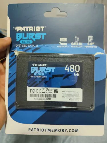 Ssd 480gb patriot (3 unidades disponível)