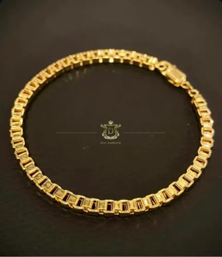 Pulseira Veneziana Italy em Ouro 18K 750