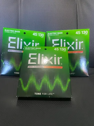 Encordoamento para contrabaixo elixir 5 cordas