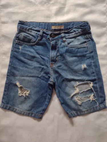 Bermuda jeans infantil masculina tam:08
