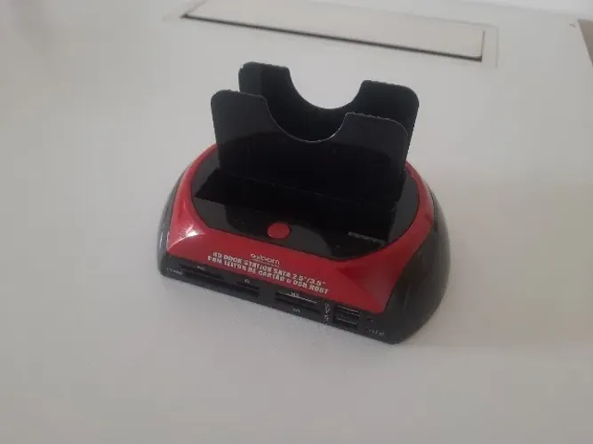 Dock HDs SATA ATA - Leitor de Cartão