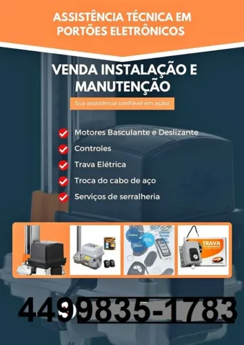 Instalação e Manutenção Motor Portão Eletrônico