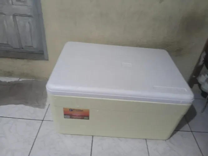 Vendo uma caixa de isopor