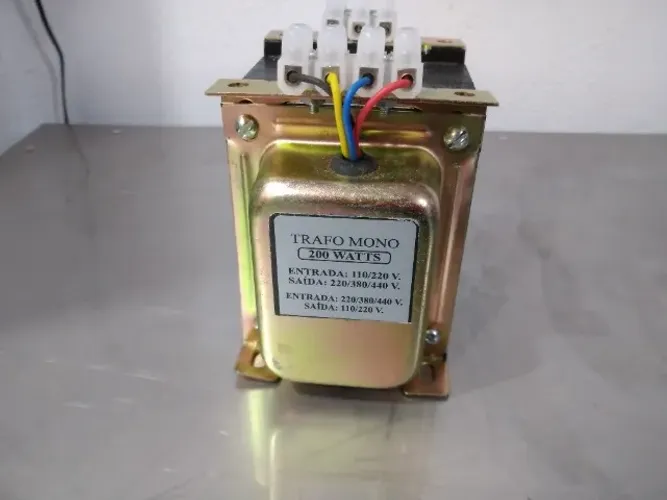 Transformador Monofásico 200W Sem Uso