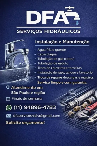 Encanador profissional 