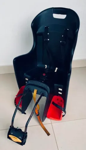 Cadeirinha Traseira Polisport Preto/Vermelho