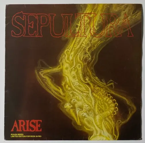 Vivil raro Sepultura Arise Rock in Rio II Vinil LP Raro Colecionador - Disco Vinil Raro