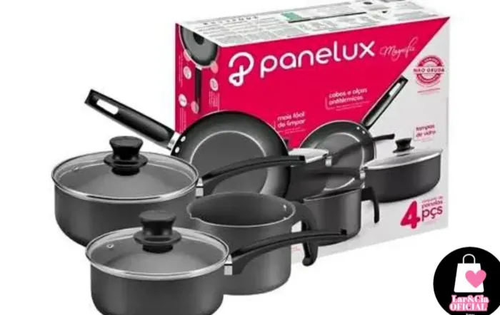 Kit de panelas antiaderente