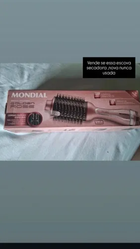 Estou vendendo essa escova elétrica de cabelo, nova nunca usada