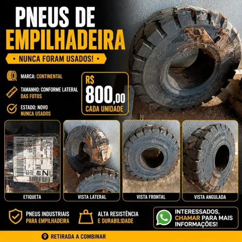 Pneus de empilhadeira