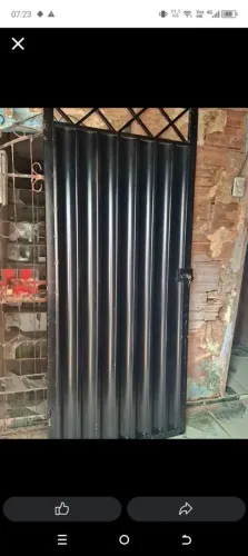 Portão de Metalon canelado