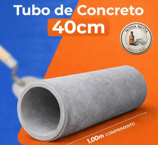 Tubo concreto de 40mm 