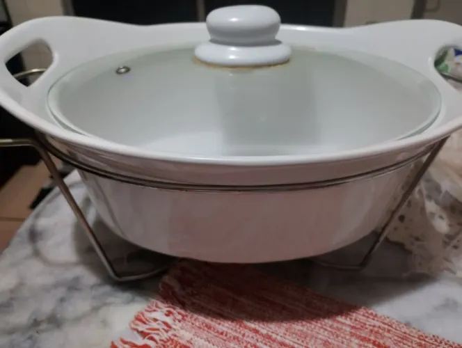 Rechaud porcelana 50 reais