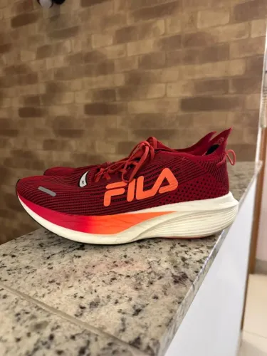 Tênis Fila Racer Carbon 2 Masculino 41 Vermelho c/ Nota Fiscal