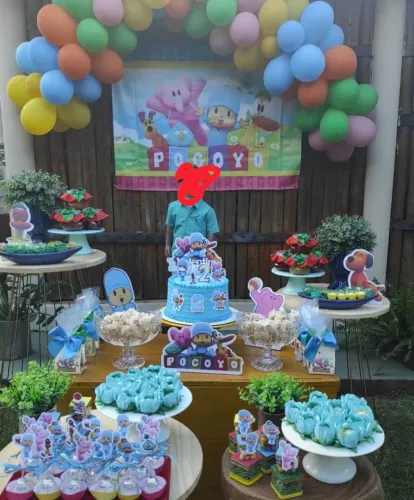 Painel para festa em casa