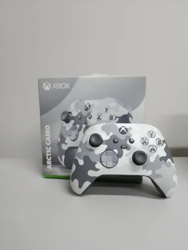 Xbox Original Arctic Camo Edição Especial com Caixa