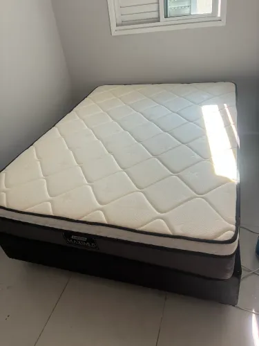 Cama box casal colchão Molas ensacadas Pillow Top