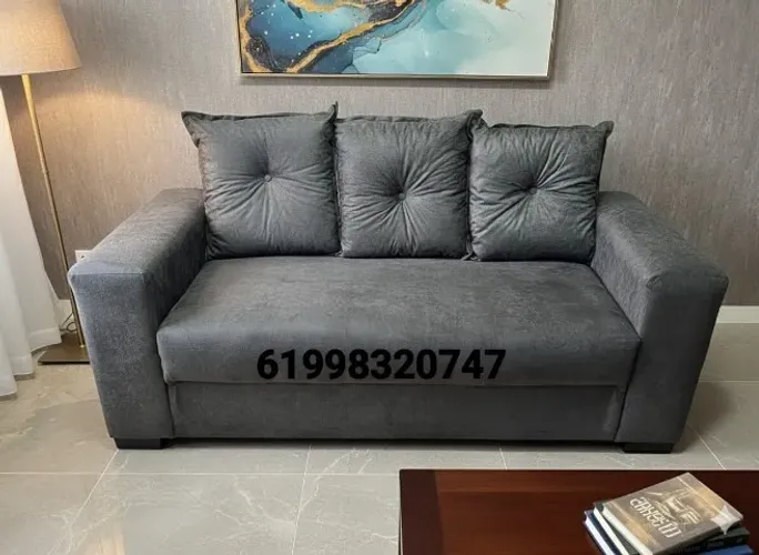 Sofá de 3 Lugares - Conforto e Estilo para sua Sala!