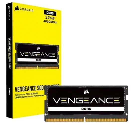 Memória RAM Para Notebook Corsair Vengeance 4800mhz DDR5 CL40 32GB 1x32GB  Nova Lacrada 