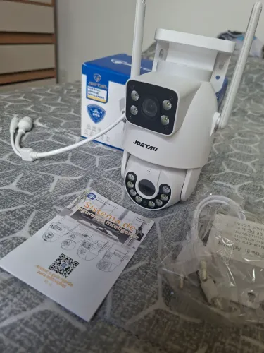 Camera de seguranca inteligente dupla 2x1 nova na caixa 