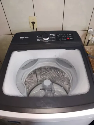 Máquina De Lavar Brastemp 18kg Branca Com Ciclo Tira Manchas Branco