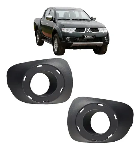 Par Grade Milha L200 2012 2013 Sem Aro Cinza   Preto Ambos Lados